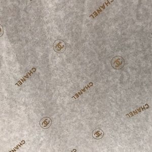 Chanel CC logo  gift wrap tissue paper 10 sheets